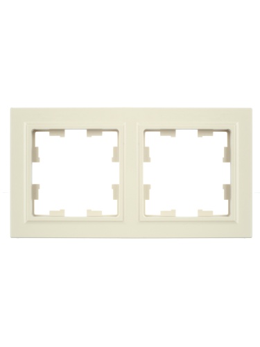 BRITE Рамка 2-местная РУ-2-БрКр бежевый | код BR-M22-K10 | IEK фото 4 BRITE Рамка 2-местная РУ-2-БрКр бежевый | код BR-M22-K10 | IEK фото 4