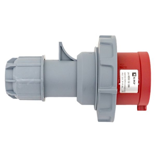 Вилка переносная 0252 3Р+РЕ+N 32А 380В IP67 PROxima | код ps-0252-32-380 | EKF фото 4