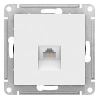 ATLASDESIGN РОЗЕТКА телефонная RJ11, механизм, ЛОТОС | код ATN001381 | Systeme Electric