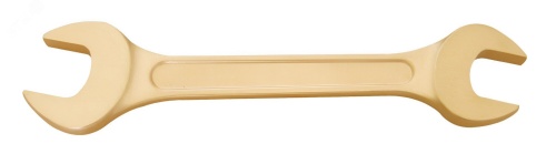 Ключ гаечный рожковый двусторонний 14х17 искробезопасный сплав AlCu | код 1095228 | Hortz