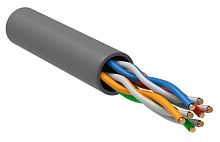 Кабель связи витая пара U/UTP кат. 5E 4 пары PVC 1м сер. (100м) GENERICA ITK BC1-C5E04-111-100-G