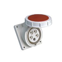 Розетка стационарная внутренняя угловая 4452 3Р+РЕ+N 125А 380В IP67 PROxima | код ps-4452-125-380 | EKF