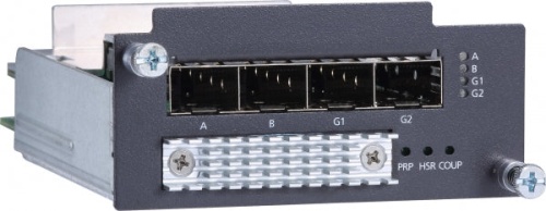 Модуль PM-7200-4GSFP-PHR-PTP Gigabit Ethernet module with 4 100/1000Base SFP slots, PRP/HSR protocol support | код 00-06108636 | MOXA