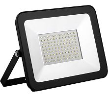 Прожектор светодиодный ДО-100w 6400К 9000Лм IP65 черный (SFL90-100) | код 55068 | SAFFIT
