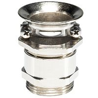 Кабельный ввод, с разгрузкой от натяжения, M16x1,5, диапазон обслуживаемых кабелей 4-9 мм, IP54, латунь, тип покрытия: никель | код Z5.507.9521.0 | Wieland