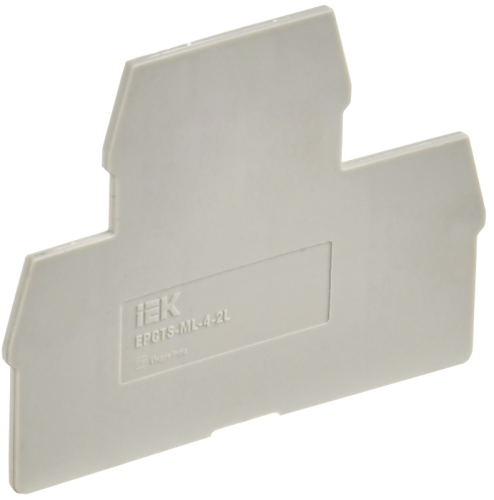 Заглушка для CTS-ML 2 ур. 4мм2 серая IEK | код YCT13-00-2-K03-004-ZGL | IEK