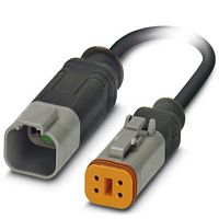 Кабель для датчика / исполнительного элемента SAC-4P-DTMS/ 3,0-PUR/DTFS | код 1415025 | PHOENIX CONTACT