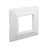 Рамка из металла, ''Avanti'', белая, 2 модуля | код 4400852 | DKC