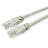 Патч-корд UTP Cablexpert PP12-7.5M кат.5e, 7.5м, литой, многожильный (серый) | код PP12-7.5M | Cablexpert