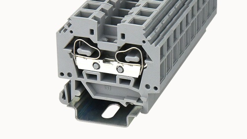 WS10-SD-01P-11-00Z(H), Клемма пружинная WS, 10 мм.кв., боковое подключение, серый, шт | код 11030000021 | DEGSON