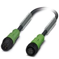 Кабель для датчика / исполнительного элемента SAC-4P-M12MS/ 0,3-PUR/M12FS P | код 1442832 | PHOENIX CONTACT