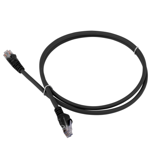 Патч-корд LANMASTER LSZH UTP кат.5e, 7.0 м, черный | код LAN-PC45/U5E-7.0-BK | LANMASTER