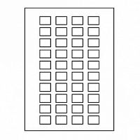 ЛИСТЫ С 40 МАРКИРОВКАМИ D22 18 X 27 MM | код. ZBY5100 | Schneider Electric