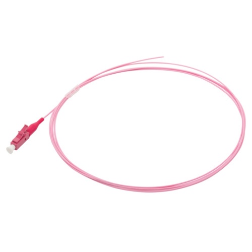 Пигтейл LANMASTER LC/PC, многомодовый OM4, 1.0 м | код LAN-PIG-LC/OM4-1.0 | LANMASTER