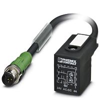 Кабель для датчика / исполнительного элемента SAC-3P-MS/ 0,3-PUR/B-1L-Z SCO | код 1435289 | PHOENIX CONTACT