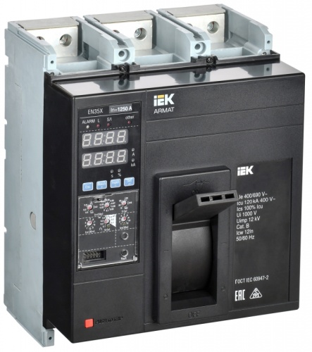 ARMAT Авт. выкл. лит. корпус 3P N 120кА 1250А эл. станд. IEK | код AR-MCCB-3N-120-1250A-ELSC | IEK