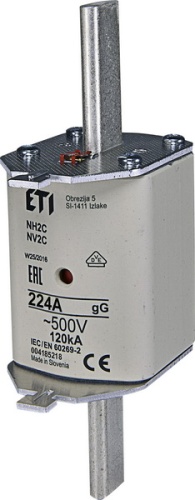 Предохранитель NH-2C/gG 224A 500V KOMBI | код 004185218 | ETI