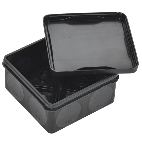 Коробка расп. КМ42435 о/п 80х80х40мм IP67 8 вв. черная IEK | код UKO21-080-080-040-K02-66 | IEK фото 3