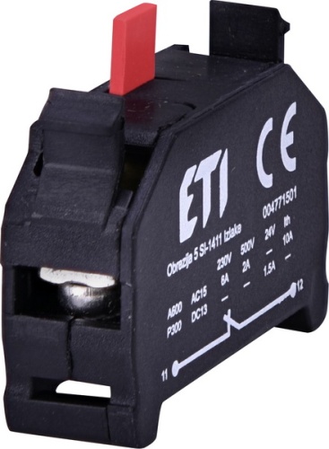 Блок контактов E-NC (1NC) | код 004771501 | ETI