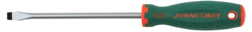 D71S4150 Отвертка стержневая шлицевая ANTI-SLIP GRIP, SL4.0х150 мм | код D71S4150 | JONNESWAY