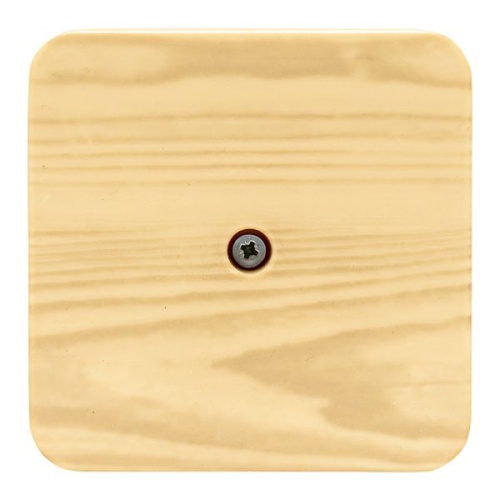 Коробка разветвительная KMP-030-030 (75х75х26) светлое дерево PROxima | код plc-kmr-030-030-s | EKF фото 4