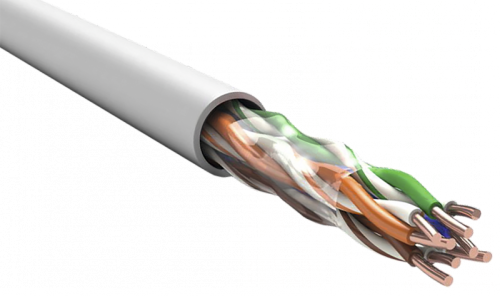 ITK Витая пара U/UTP 5E 2х2х0,52 нг(А)-FRLSLTx оранж. (305м) | код LC1-C5E02-197 | ITK by IEK
