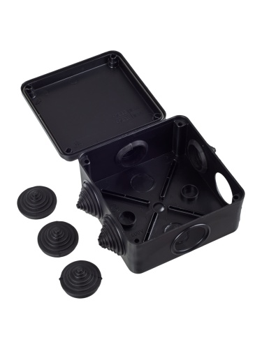 Коробка расп. КМ41234 100х100х50мм IP55 6 вв. черная IEK | код UKO11-100-100-050-K02-55 | IEK фото 4
