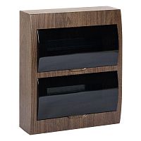 Распределительный шкаф PROxima, 24 мод., IP41, навесной, пластик | код. pb40-n-24-dark | EKF