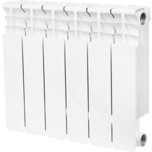 Радиатор биметаллический секционный 350/90/6 боковое подключение | код SRB-0310-035006 | STOUT