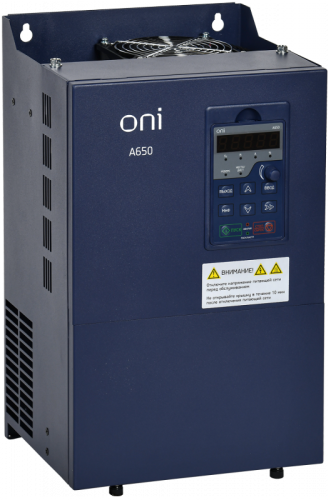 Преобразователь частоты A650 380В 3Ф 55кВт 112А тор. M ONI | код A650-33E55TM | ONI