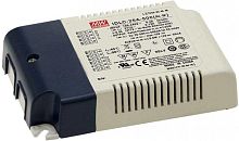 Источник питания AC-DC, 25.2Вт, вход 90…295В AC, 47…63Гц/125…417В DC, ККМ, выход 16.8…24В/1050мА, изоляция 3750В AC, в кожухе 110х75х22мм, -20…+90С (корпус), димминг 0...10 В/ШИМ, доп. выход 12В/50 мА | код IDLC-25A-1050 | MeanWell