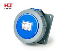 Розетка скрытая 4232 2Р+РЕ 32А 220В-250B IP67 HLT | код 083-04-031 | HLT