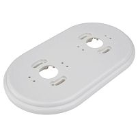 Рамка 2-м R пластик бел. | код RF1-620-21 | Bironi