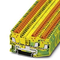 Клемма защитного провода QTC 1,5-TWIN-PE | код 3205064 | PHOENIX CONTACT