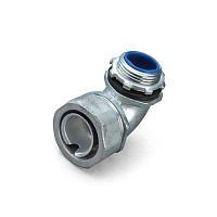 Муфта вводная для металлорукава ВМ (90°) (РКн (90°)) - 32 мм (1+1/4) (1 шт.) Fortisflex | код 61382 | Fortisflex