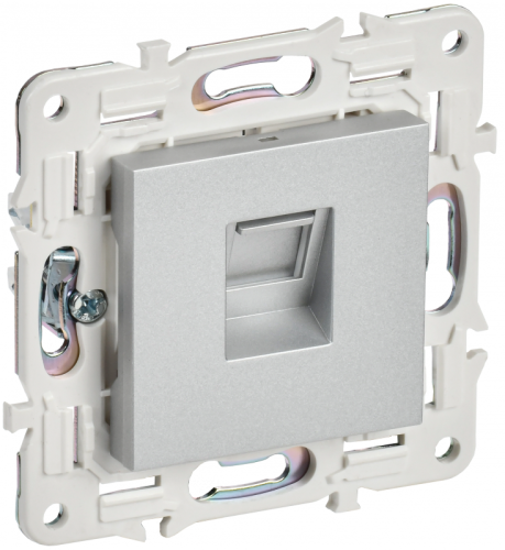 SKANDY Роз. комп. RJ45 кат.5E SK-K01S сереб. IEK | код SK-K10-1-K23 | IEK