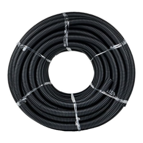 Труба гофр, ПНД тяжелая с протяжкой d20 мм (100 м) черная-Plast | код tpnd-20-t | EKF фото 4