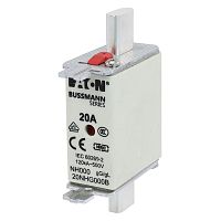 Предохранитель NH 20A 500V GL/GG 000, двойная индикация, 20NHG000B | код 20NHG000B | EATON