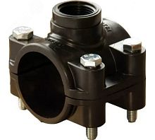 Седелка ПЭ 63 - 1 1/4' (крепление-болт) | код 3000063114 | Политэк