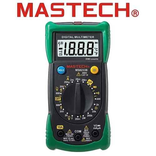 Мультиметр MASTECH MS8233B | код 98798 | Mastech