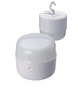 Фонарь аккумуляторный кемпинговый походный 3Вт SMD LED Li-ion 18650 800мА.ч корпус ABS-пластик USB-шнур type C складной крючок для подвешивания матовый рассеиватель | код KOC613Lit | КОСМОС
