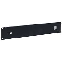 Фальшпанель TERACOM PRO 2U чёрная | код TRP-2FP-BK | EKF