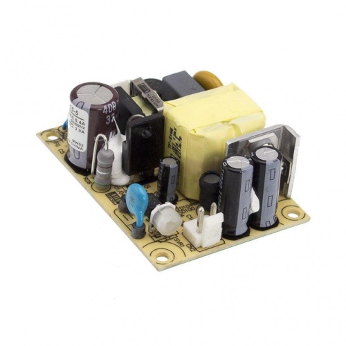 Источник питания AC-DC, 15Вт, мощность без нагрузки <0.3Вт, вход 85…264V AC, 47…63Гц /120…370В DC, выход 5В/3A, изоляция 3000В AC, на плате 63.5х45.7х24мм, вход/выход разъемы JST, -30…+70С | код EPS-15-5 | MeanWell
