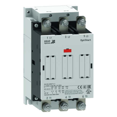 Контактор OptiStart K-AF-195-30-00-E110 с катушкой AC/DC с электронным управлением | код 334940 | КЭАЗ
