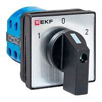 Переключатель кулачковый ПК-1-22 10А 2P «1-0-2» IP65 EKF | код pk-1-22-10-65 | EKF