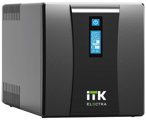 ITK ELECTRA ET ИБП 1,2кВА/720Вт с АКБ 2х7AH USB | код EET-1200VA-1-002 | ITK by IEK