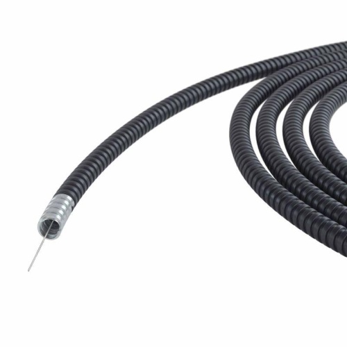 Металлорукав DN 20мм в герметичной ПВХ изоляции Dвн 20.5мм Dнар 25.5 с протяжкой (уп.50м) черн. | код 6071R-020NP | DKC Металлорукав DN 20мм в герметичной ПВХ изоляции Dвн 20.5мм Dнар 25.5 с протяжкой (уп.50м) черн. | код 6071R-020NP | DKC