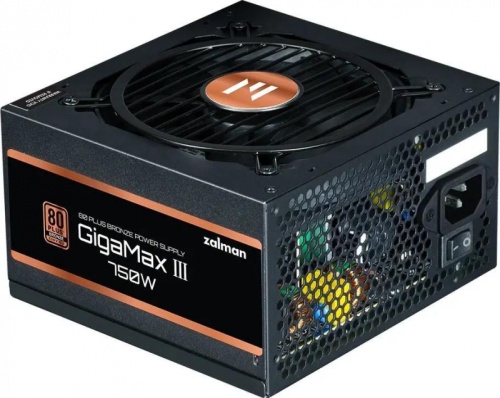 Блок питания Zalman ATX 750W ZM750-GV3 Gen.5 80+ bronze (20+4pin) APFC 120mm fan 6xSATA RTL | код 2010894 | ZALMAN