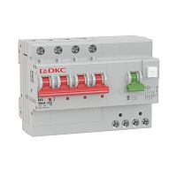 АВДТ YON MDV63 3P+N 50A C 30mA 6kA тип A | код MDV63-42C50-A | DKC