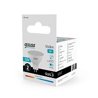Лампа светодиодная Elementary 7Вт MR16 софит 4100К нейтр. бел. GU5.3 550лм 12В GAUSS 11527